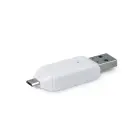 Forever USB + Micro USB Card Reader SD + MicroSD White Photo