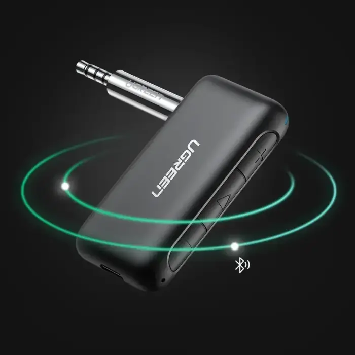 UGREEN CM279 Аудиопередатчик, AUX, Bluetooth 5.0 aptX (черный) Фото num