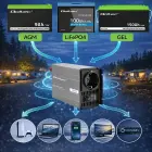 Qoltec MS Wave Voltage Converter | 12V to 230V | 300/600W | USB | Compatible with LiFePO4, GEL and AGM batteries Foto 3