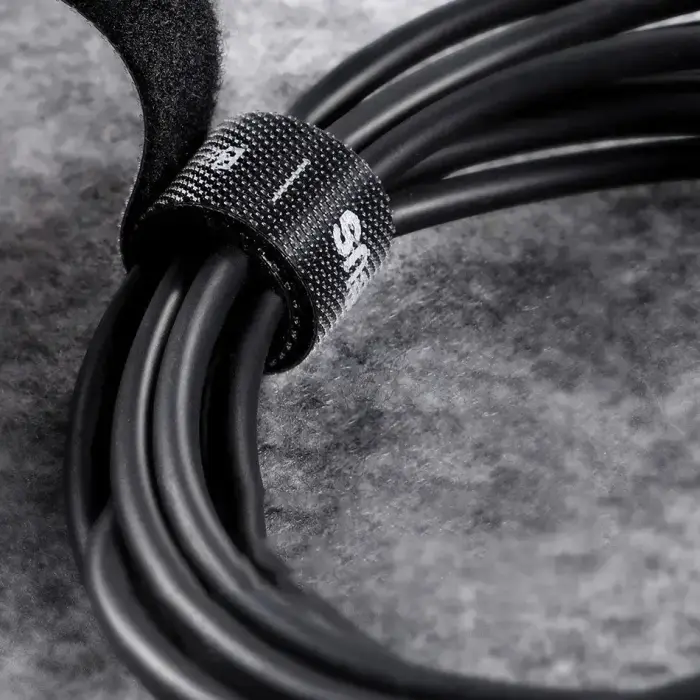 Baseus Rainbow Circle hook and loop Straps - Velcro tape Velcro cable organizer 3m gray (ACMGT-F0G) Фото num