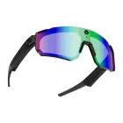 Colmi V06 AI Sports Sunglasses (Black with Blue Lenses) Фото num