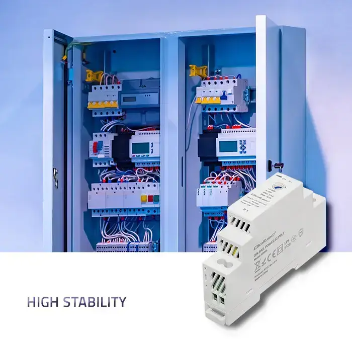 Qoltec DIN rail power supply | 12W | 5V | 2.4A Фото num