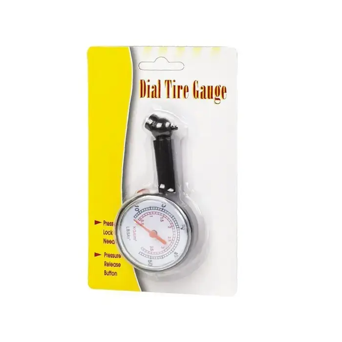 Car tire pressure gauge black Foto 3