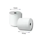 Qoltec Thermal transfer labels 57 x 60 | 10 labels  | BPA free Фото num