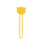 Silicone cable reel - yellow Фото num