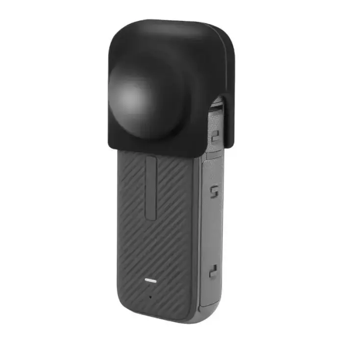Silicone lens cover PULUZ for Insta360 X4 (black) Фото num