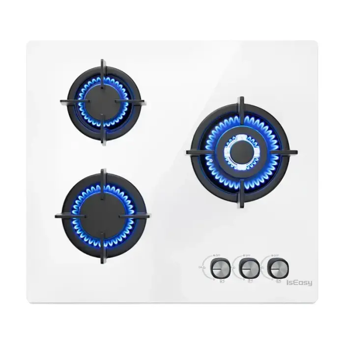 ISEASY MGBG-603 gas hob, 3 burners (white) Фото num