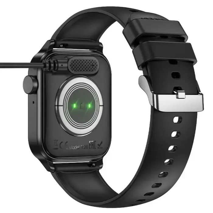 Charging cable for smartwatch Hoco 0,6 m Y26 / Y27 black Фото num