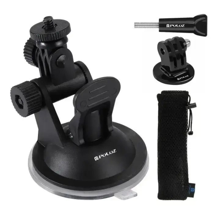 Puluz Glass car holder for GOPRO Hero, DJI Osmo Action PU51 Foto 4