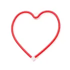 Neon LED Light HEART red Bat + USB FLNE07 Forever Light Фото num