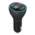ART transmiter FM bluetooth 5.0 + USB A QC3.0 + Typ C (total 30W) FM-73 black Фото num