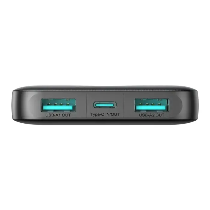 Joyroom JR-PBF12 внешний аккумулятор (powerbank) | 10000 mAh | 12W | USB-A, USB-C | черный Фото num