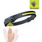 LED headlamp with IPX4 motion sensor USB-C 1200 mAh - black Фото num