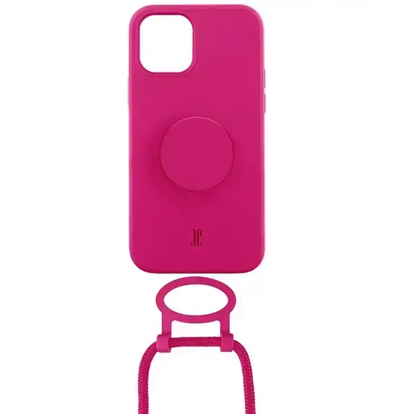 Etui JE PopGrip iPhone 12|12 Pro 6,1" różowy|orchid flower 30090 (Just Elegance) Photo