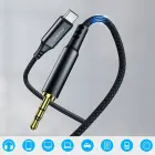 Choetech AUX006 USB-C | mini jack 3.5mm cable 1 m - black Foto 4