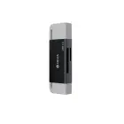 Devia card reader 2in1 EL239 USB/USB-C 2.0 black Photo
