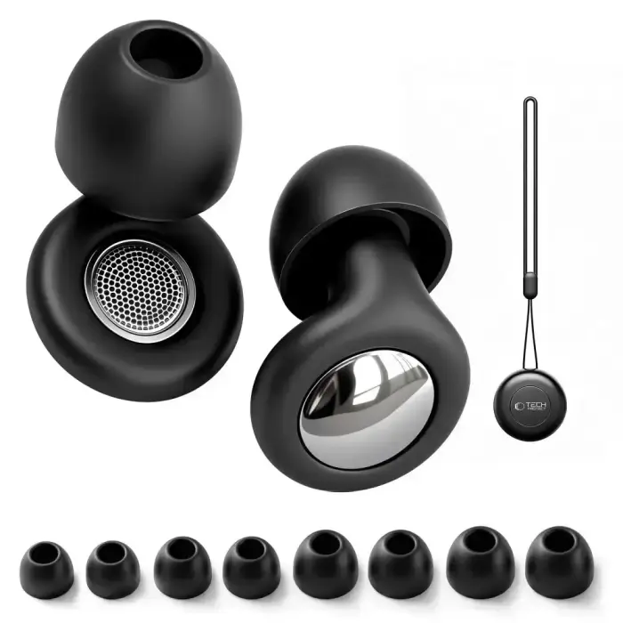 TECH-PROTECT QUIETFIT EARPLUGS BLACK Фото num