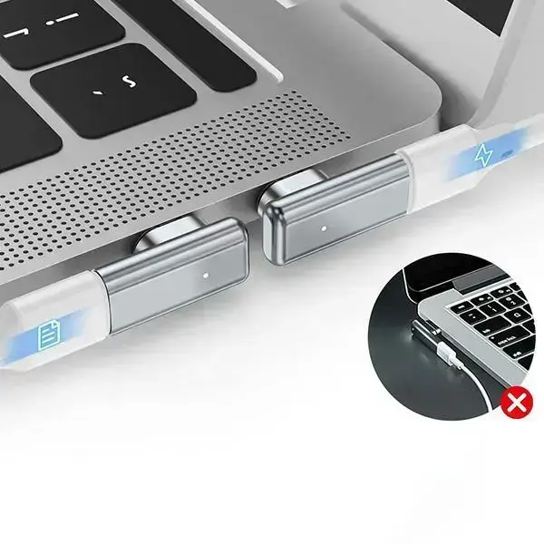Beline Adapter magnetyczny USB-C srebrny|silver DAC BLNAM01 Photo