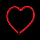 Neon LED Light HEART red Bat + USB FLNE07 Forever Light Фото num