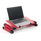 Desk for laptop uniwersal adjustable with cooling YL-803 red Foto 4