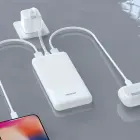 Dudao K10 внешний аккумулятор (powerbank) | 10000 mAh | 12W | USB-C, USB-A | LED дисплей | черный Фото num