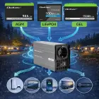 Qoltec MS Wave Voltage Converter | 12V to 230V | 500/1000W | USB | Compatible with LiFePO4, GEL and AGM batteries Foto 3