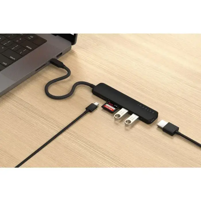 SATECHI adapter HUB 6in1 Type C ST-P6SK black Фото num