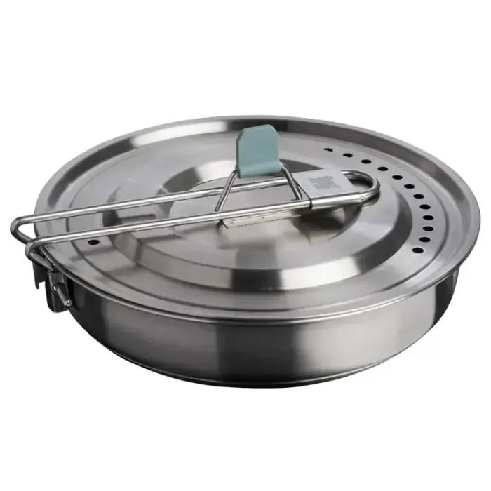 Camping cooking set Wildfare Core Fry Pan Cookset 0.94L blue-gray/dark gray Photo