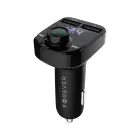 Forever TR-330 bluetooth 4.0 fm - передатчик + зарядка USB 12 | 24V | 3.1A + 1A черный Фото num