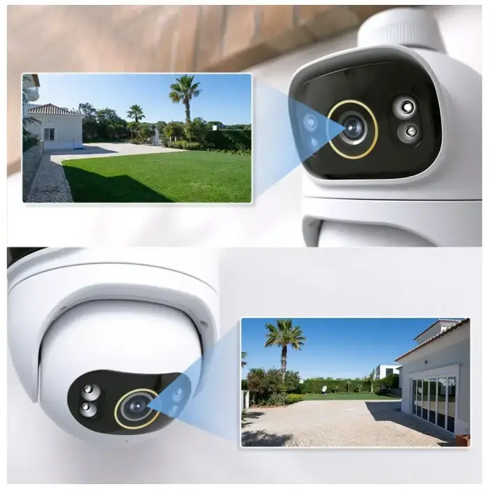 Imilab EC6 Dual Outdoor 3K+3K WiFi Plug-in Spotlight Camera white Фото num
