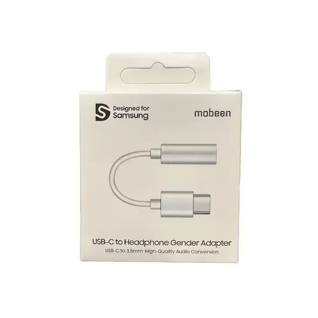 Samsung GP-TGU023AE DAC USB-C to 3.5mm mini jack adapter - white Photo