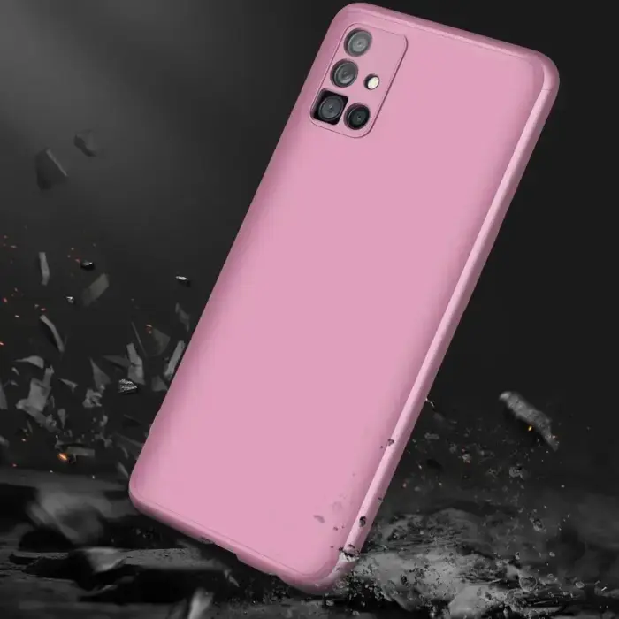 GKK 360 Protection Case Front and Back Case Full Body Cover Samsung Galaxy M51 pink Photo