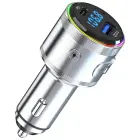 3MK Hyper Car Power Transmitter 48W | QC, PD, PPS | USB-C, USB-A | серебристый Фото num