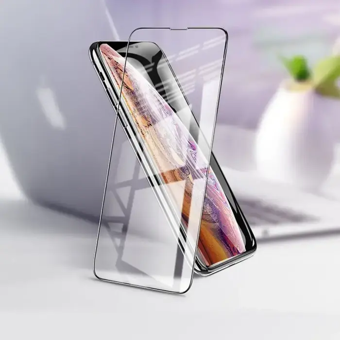 Tempered glass to iPhone XR / 11 Hoco HD 5D Guardian shield 10 pcs G14 black Foto 5