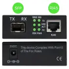 Qoltec Bidirectional Ethernet SWITCH Media Converter 1x RJ45 1x SFP| 1000Mbps | 5V Foto 5