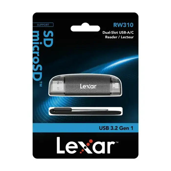 Lexar LRW310X Dual USB-A/C micro SD, SD USB 3.1 memory card reader Foto 4