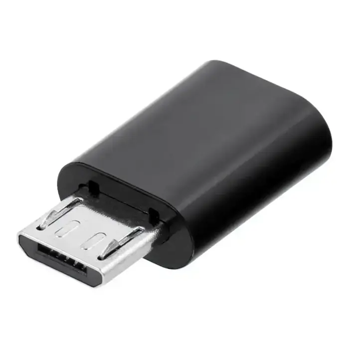 Adapter Type C to Micro USB Blue Star - black Photo