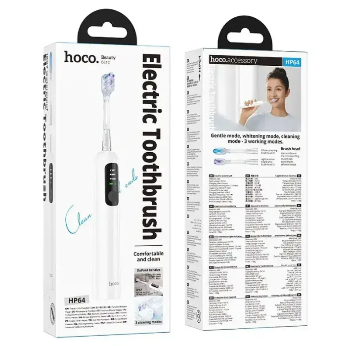 Electric toothbrush Hoco HP64 white Фото num