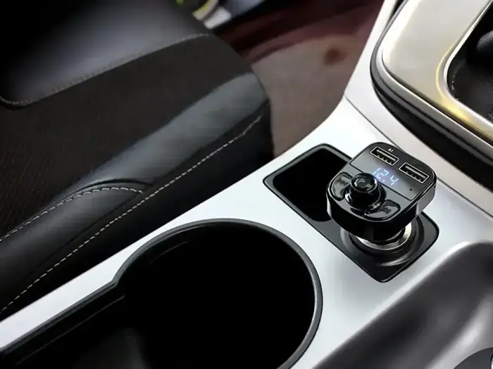 Goodbuy автомобиль FM-передатчик USB | Micro SD | USB | синий светодиод | 3.1A v2 Фото num