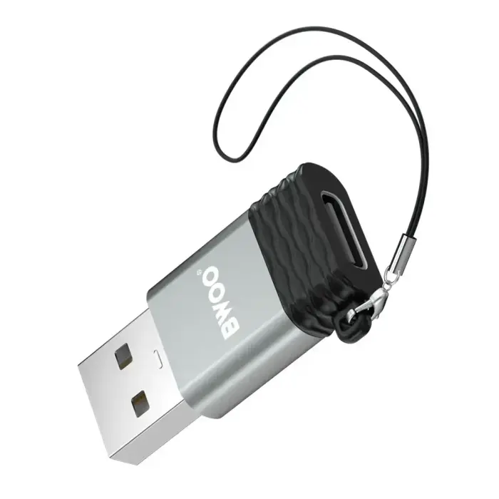 BWOO adapter BZ-38 USB-C - USB gray OTG Фото num