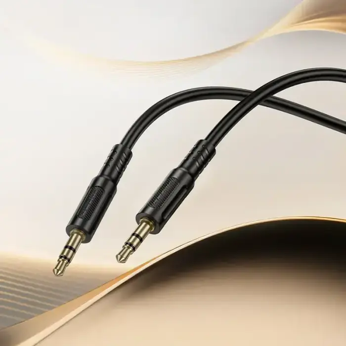 Borofone Cable AUX BL25 Nice - jack 3,5mm to jack 3,5mm - 1 metre black Photo