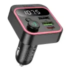 HOCO car transmitter FM bluetooth 2 x USB A + Type C PD QC3.0 20W E85 black Фото num
