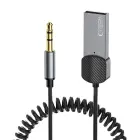 Tech-Protect UltraBoost audio adapter mini jack 3.5mm (male) / Bluetooth - gray Фото num