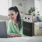 Qoltec Wireless Ultra fast DUAL mini WiFi adapter 2 x 2dBi  | Standard AC | USB 3.0 | 1300Mbps Фото num