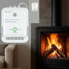 Qoltec Certified wireless Gas Leak (CH4) and Carbon monoxide (CO) detector | alarm 85dB | LED Фото num