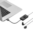 Orico SC2 External Multifunction Sound Card with USB-A - Black Foto 8