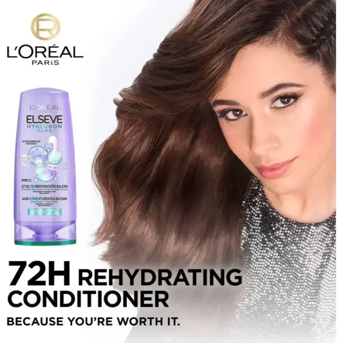L’oréal Paris Elseve Hyaluron Pure Hair Balm for Oily Scalp and Dry Ends 200 Ml Фото num