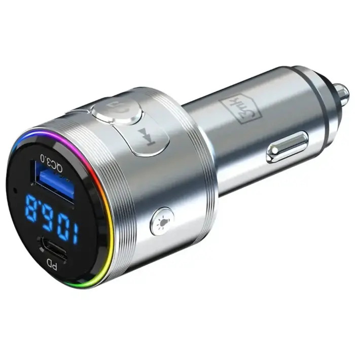3MK Hyper Car Power Transmitter 48W | QC, PD, PPS | USB-C, USB-A | серебристый Фото num