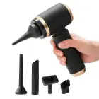 Mini Foldable Handheld Car Vacuum Cleaner with Blower Function - Black Фото num