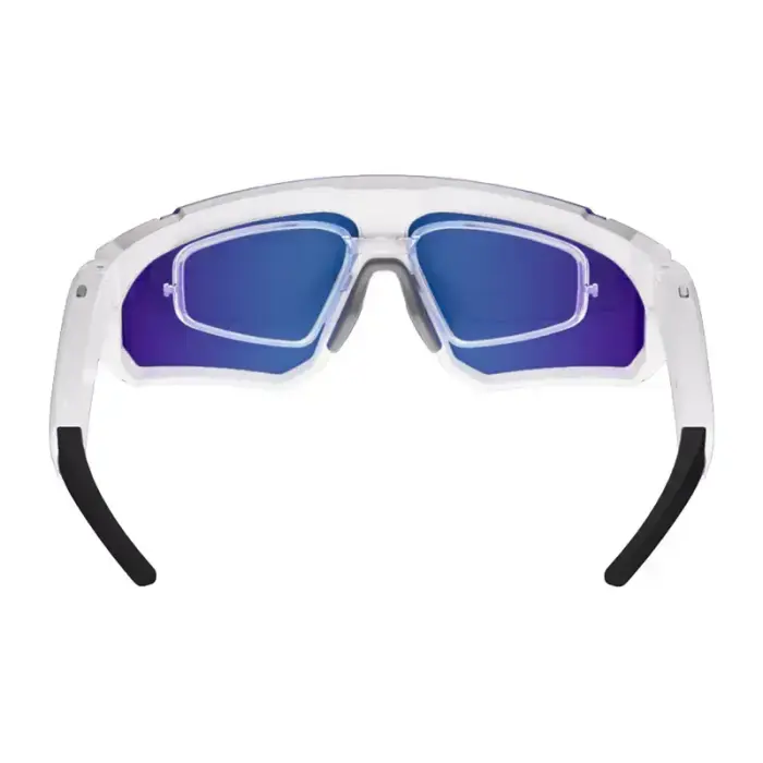Colmi V06 AI White Sports Sunglasses (with blue lenses) Фото num